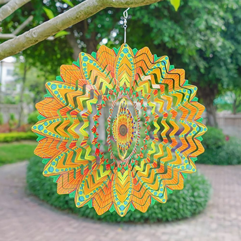 Decoration Wind Spinner Wind Chime SunFlower Wind Catchers Hanging Ornament