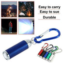 Super Bright Mini LED Camping Flashlight Torch-Keyring KeyChain Random T3F8