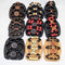 Women Clip Stretchy Hair Accessories  Wood Beads Magic Hair Comb  Double