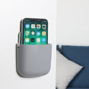 Wall Mounted Organizer Storage Box TV Remote Control Phone Holder (Grey) Newly