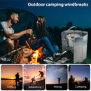 8 Plates Cooking Wind Shield Camping Equipment 8p Windshield Outdoor Access