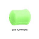 Sinking Artificial Soft Bait Dumbbell Fishing Lures w/ Stoppers Kit (Green)