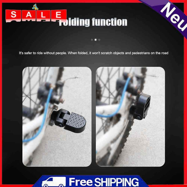 Bicycle Folding Rear Pedal Aluminum Alloy Electric Mountain Bike K