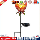 Flowers Solar Lights, Garden Stake Metal Art Lamp, Waterproof for Outdoor