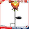 Flowers Solar Lights, Garden Stake Metal Art Lamp, Waterproof for Outdoor