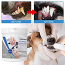 50Pcs/Box Dog Cat Puppy Dental Oral Teeth Cleaning Care Wet Wipe Pet Supplies_
