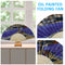 Lavender Field Oil Paint Folding Fan By Numbers DIY Painted Art Craft Gifts