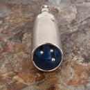 3-Pin XLR Male to 6.35mm Stereo Cable Microphone Transform Adapter (4pcs)