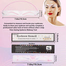 Reusable Eyebrow Shaper Kit Easy to draw eyebrow Eyebrow Razor Stencil Template