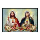 Full Embroidery DIY Canvas Stamped 11CT Cross Stitch Priest Virgin Art Decor Kit
