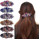 Hair Dovetail Clips Rhinestone Hairpin Flower Hair Clip Duckbill Hair Claws