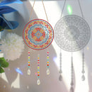 DIY Crystal Prism Teardrop Pendant Diamond Painting Kit Wind Chime (PFL06)