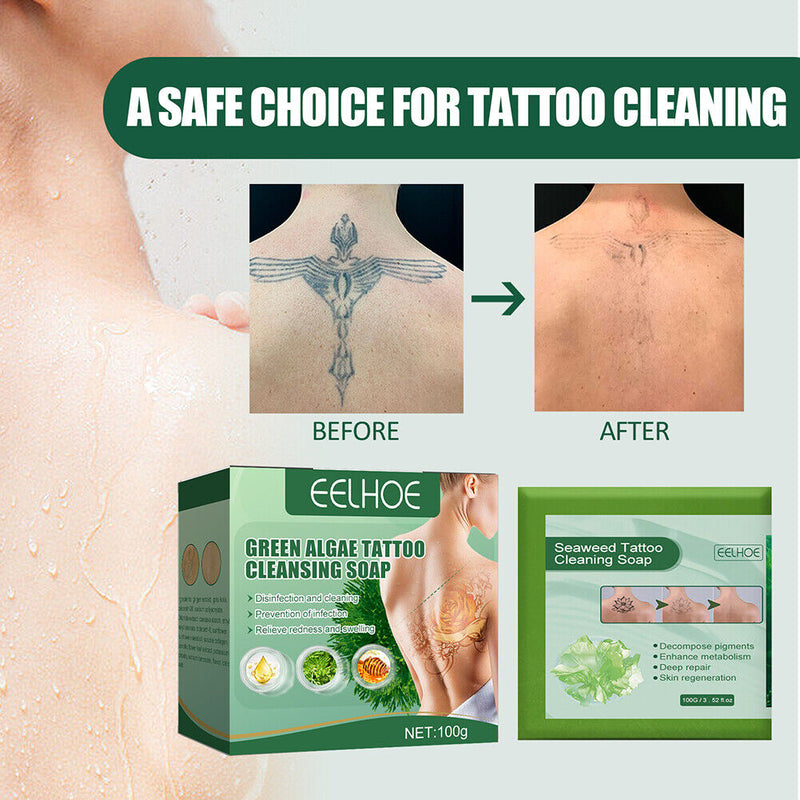 Tattoo Cleaning Liquid Soap Soothing Solution Pigment Green Soap Skin Clean