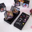 Creative DIY Up Cubes Card Explosion Burst Bouncing For Birthday Black L6C0 R6T7