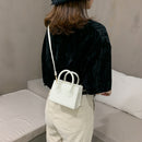 Fashion Solid Color PU Women Shoulder Totes Bag Female Portable Leather Handbag