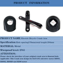 Crank Arm 170mm Electric Bicycle Crank Mid Motor Cranks For BAFANG BBS01/02/HD,`