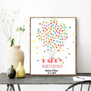 DIY Guest Signature Sign-in Canvas Fingerprint Painting for Wedding (4)