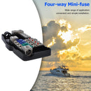 4 Way Car Mini ANL Blade Fuse Holder 2 in 4 out Power Distribution Block Newly