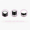 Finishing Powder Jar with Mirror Loose Powder Box Travel Powder Case Portable
