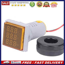 Square LED Digital Voltmeter Ammeter Hertz Meter Signal Lights Voltage Meter