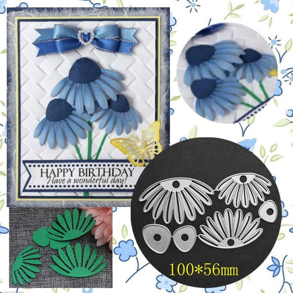 Petal Metal Cutting Dies Stencil DIY Scrapbooking Album Card Emboss Paper S4N0