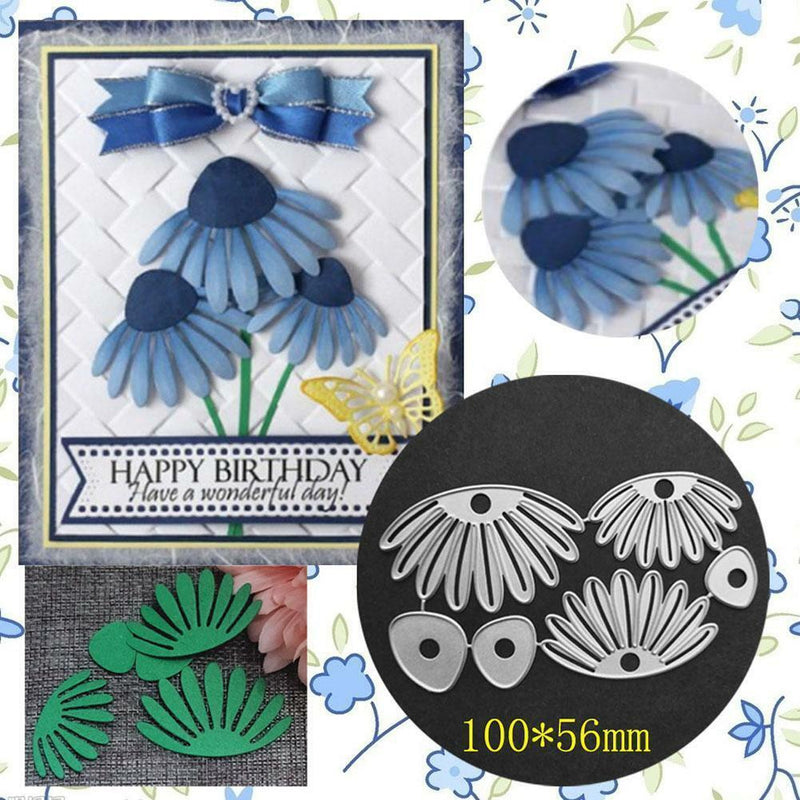 Petal Metal Cutting Dies Stencil DIY Scrapbooking Album Card Emboss Paper S4N0