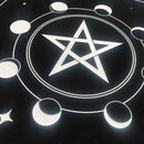Tarot Card Tablecloth Divination Altar Cloth Corduroy 49x49cm (Style B)