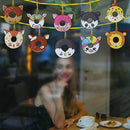 #A 10pcs Mosaic Pendants Art Crafts 5D DIY Spot Drill Cartoon Christmas Decorati
