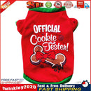 Pet Christmas Clothes Vest Puppy Costume Cotton T Shirt (Red Bow L) Newly