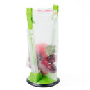 Non Slip Storage Bag Holder Clip Holder Hands-Free Plastic Bag Rack Portable