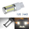 White Turn Signal T20 W21/5W 7443 LED Bulbs Car Backup Reverse Light 33SMD