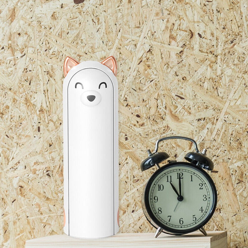 Mini Personal Cooling Handheld Fan Portable Foldable Rechargeable (White)