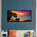 5D Full Round Diamond Painting Embroidery Mountain Scenery DIY Home Decoratio