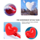 Love Shaped Snowball Maker Clip Kids Winter Snow Sand Mold Random (Red)