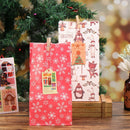 Countdown Hanging Tags Christmas Advent Calendar Holiday Paper Bag Number Label