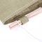 One Layer Pocket Canvas Storage Bag Back Door Wall Hanging Bag(Green)