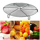 Nonstick Cake Cooling Racks Round Baking Steel Wire Grid Cooling Tools E6P5