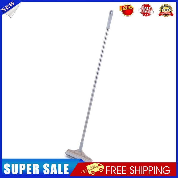 Two-In-One Design Clean Brush Dismountable Handle Bathroom Scrubber (Beige)