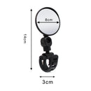 2pcs MTB Bicycle 360 Rotation Adjustable Handlebar Scooter Rear View Mirror