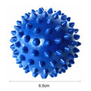 PVC Spiky Ball Trigger Point Fitness Hand Foot Pain Relief Ball (Blue)