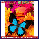 5D Crystal Diamond Painting Blue Butterfly Full Round Mosaic Kit Home Decor