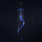 Butterfly Bell Wind Chimes Creative Home Yard Garden Hanging Decor(Blue)