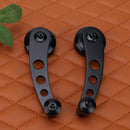 2pcs Aluminum Alloy Car Window Handle Winder Riser Replacement(Black) Newly