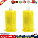 2pcs LED Paper Lantern Wicks Balloons Light for Party Festival (Yellow) Newly