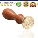 Sealing Wax Classic Initial Wax Seal Stamp Alphabet Letter T Retro Wood