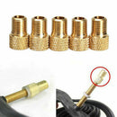 1x Bicycle Valve Adapter Conversion Head Brass Straight Nozzle Pattern L0Z1 X3Q8