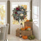 Fall Door WreathThanksgiving Day Christmas Harvest Front-Door Wreath gifts