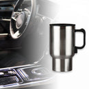 12V Portable 450ml Auto Car Heating Cup Stainless Steel Heater Kettle Mug Newly