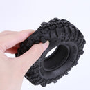 AUSTAR 4pcs Rubber Wheel Tires for 1/10 RC Crawler Axial SCX10 90046 SCX10