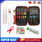 1 Set TPR Crochet Hook Yarn Knitting Case Needle Sewing Gauge Scissors Tool